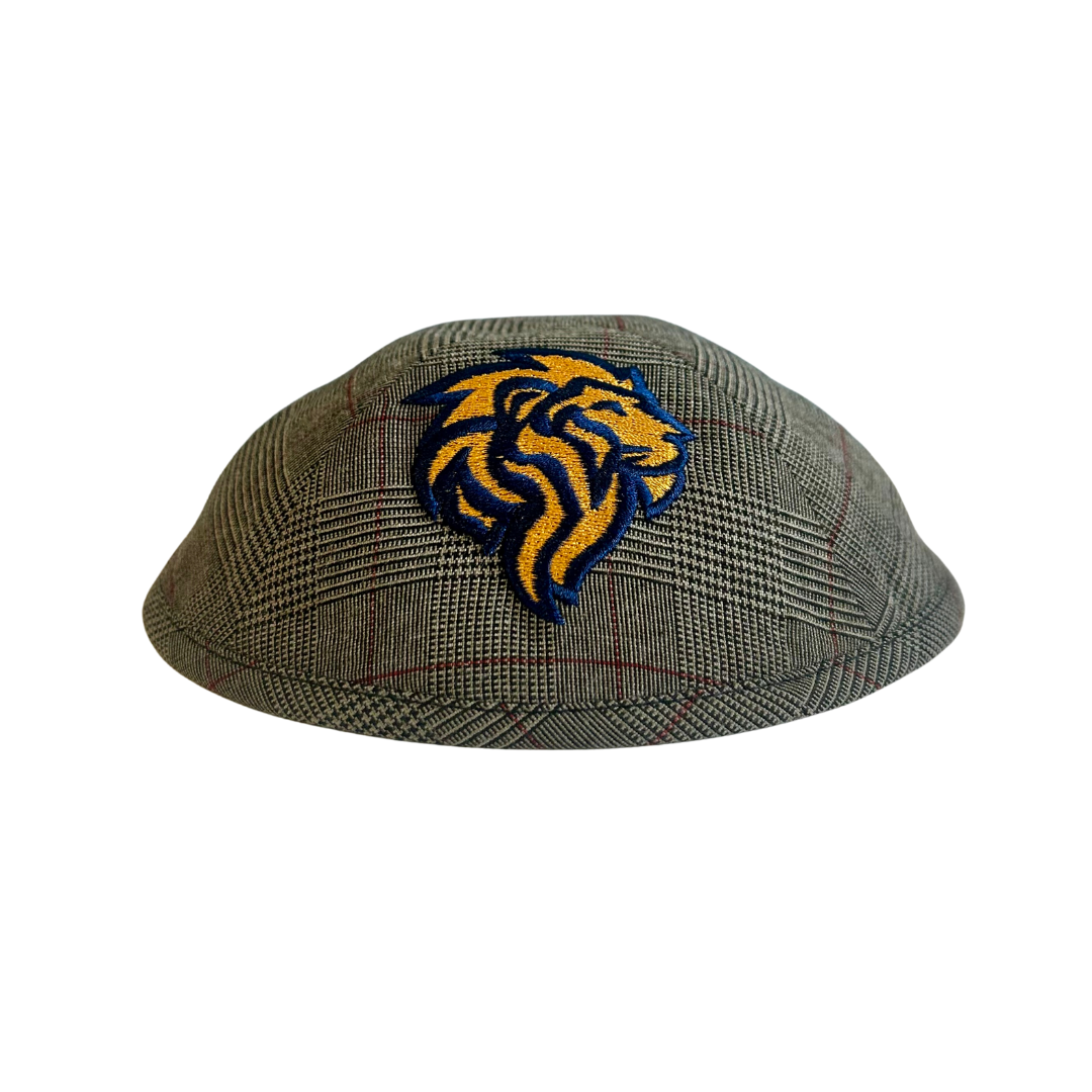 Grey Plaid - Klipped Kippah