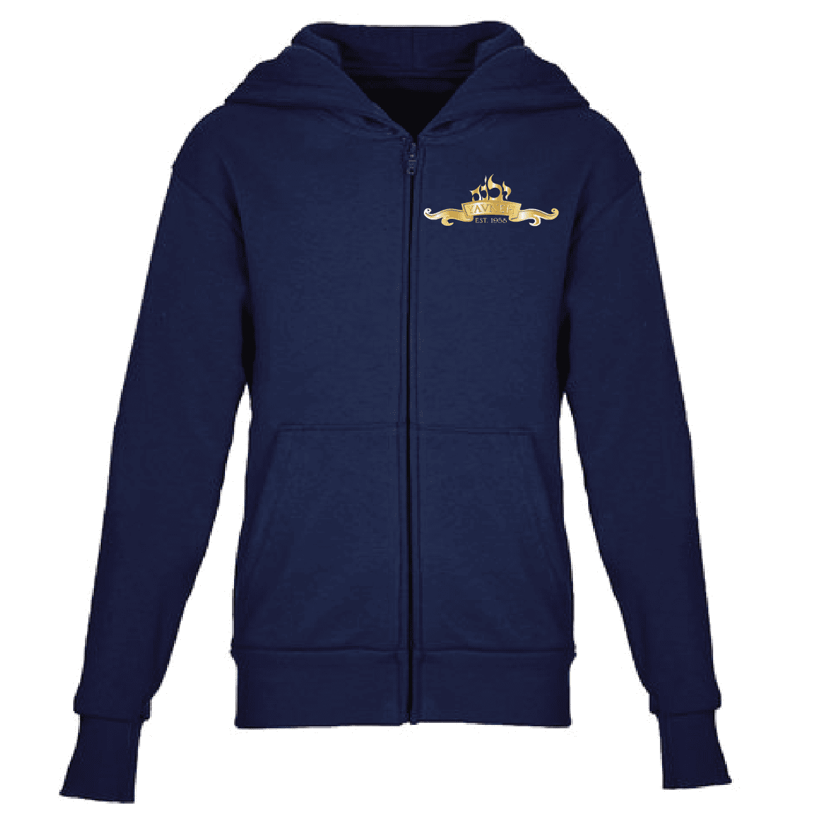 Golden Yavneh Zip Up Hoodie