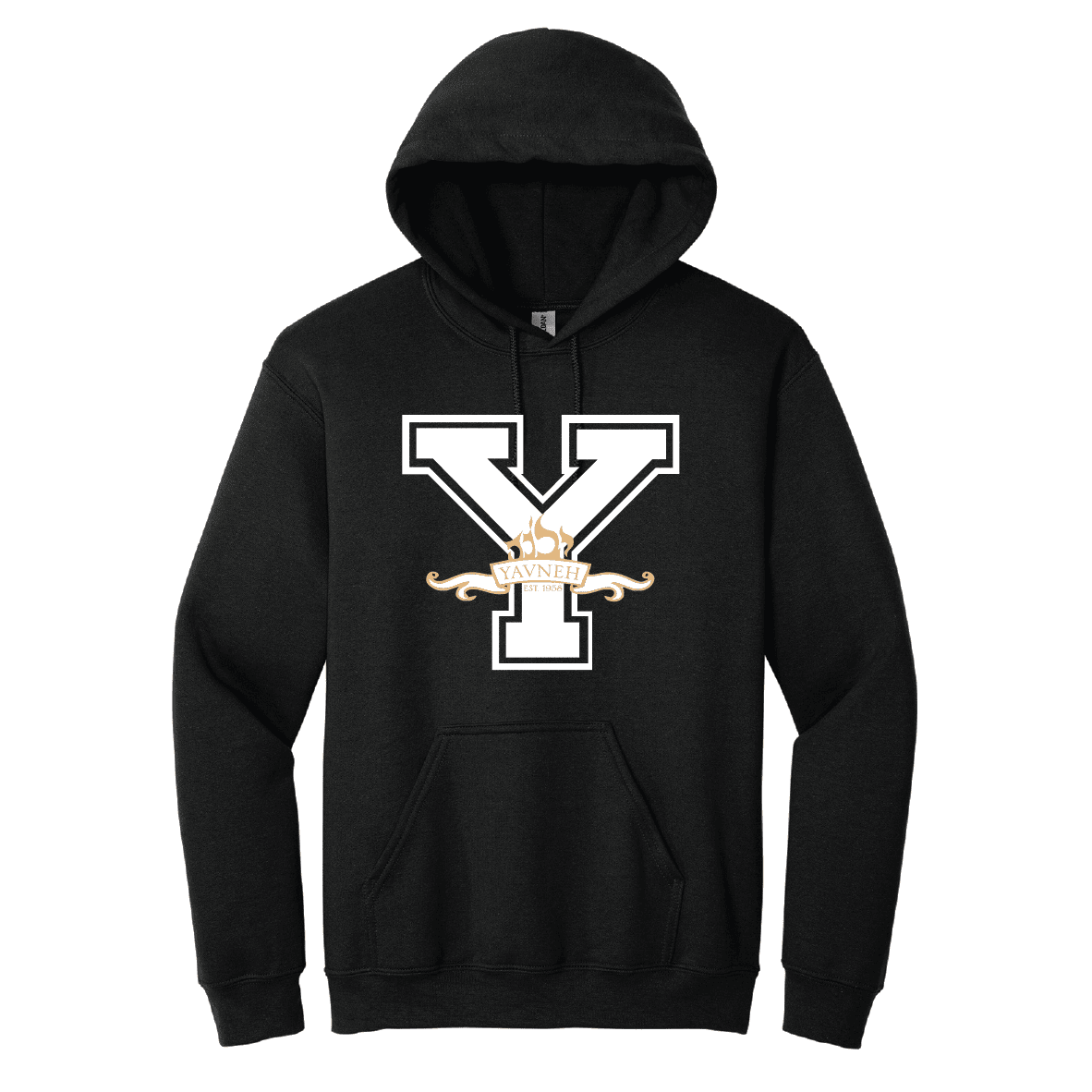 Yavneh Y Black Hoodie