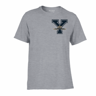 Yavneh Badge Tee grey