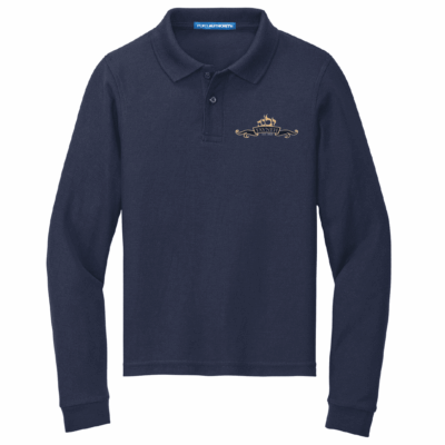 Yavneh Badge Youth Long Sleeve Polo