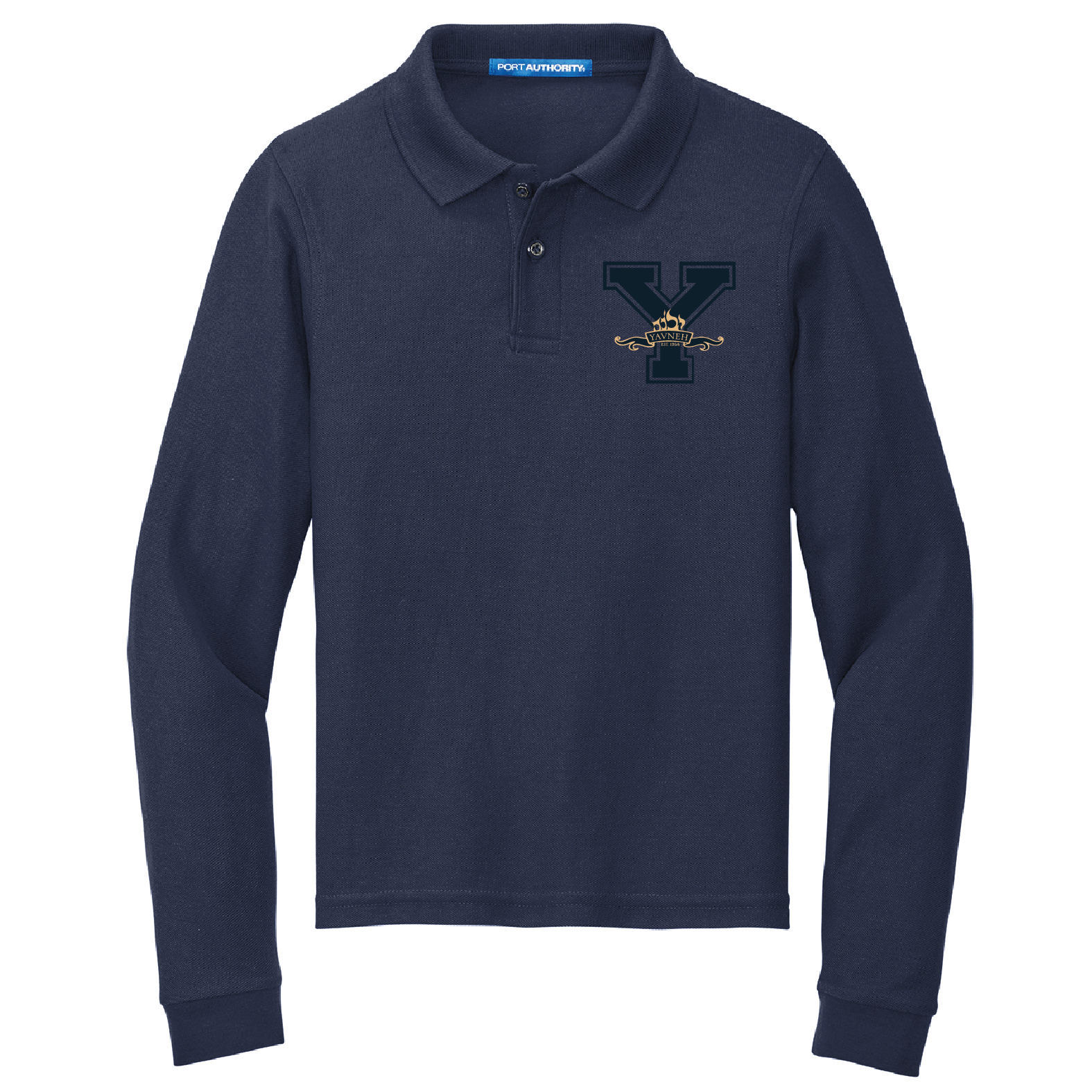 YAVNEH "Y" LONG SLEEVE POLO