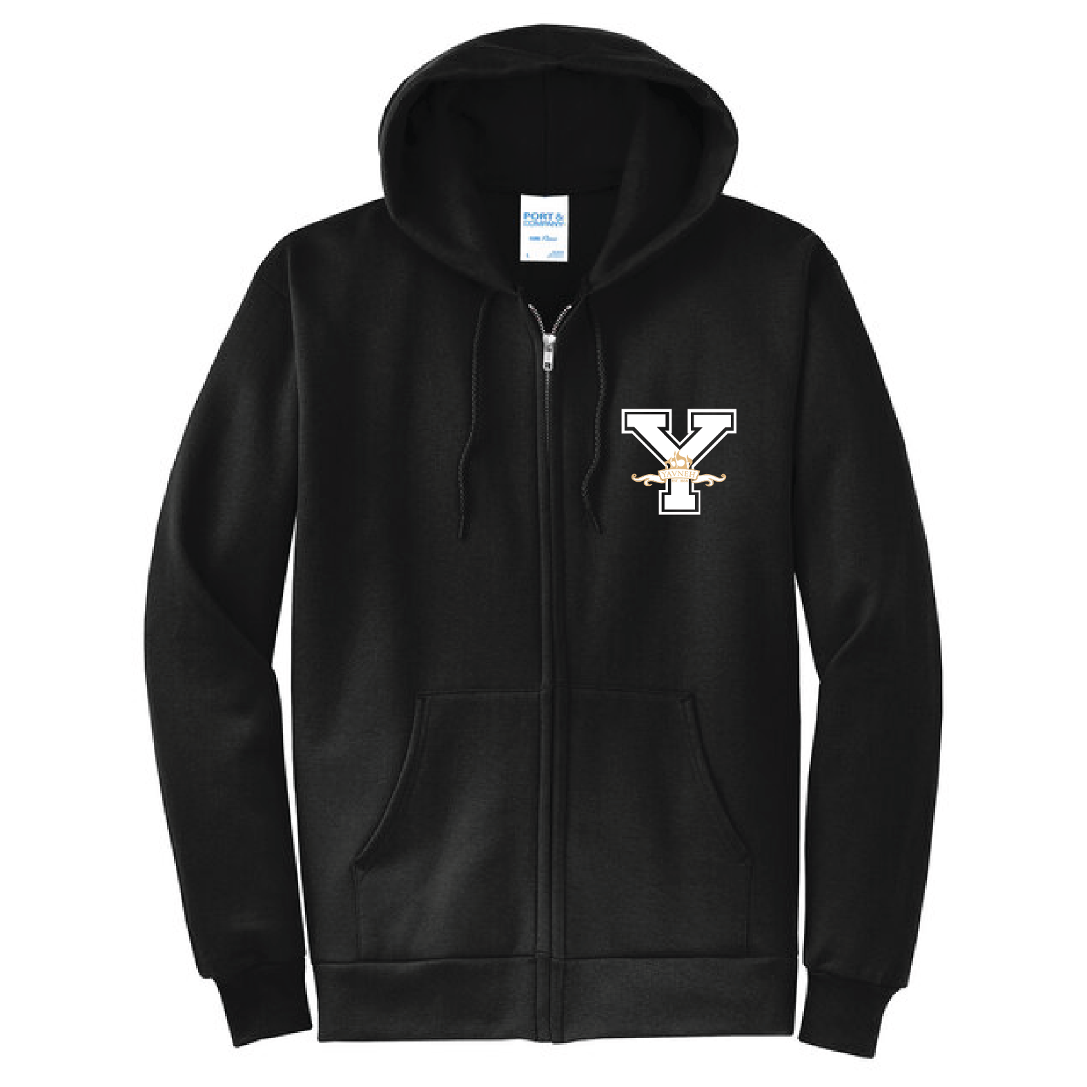YAVNEH "Y" EMBROIDER ZIP UP